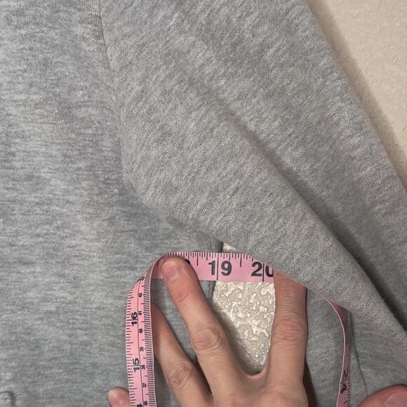 The‎ North Face Ladies Grey Zip Up Hoodie with Pink and Multicolor Graphic Small - Picture 7 of 12